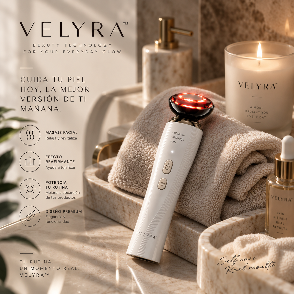 VELYRA™ Sculpt — Dispositivo Facial 3 en 1