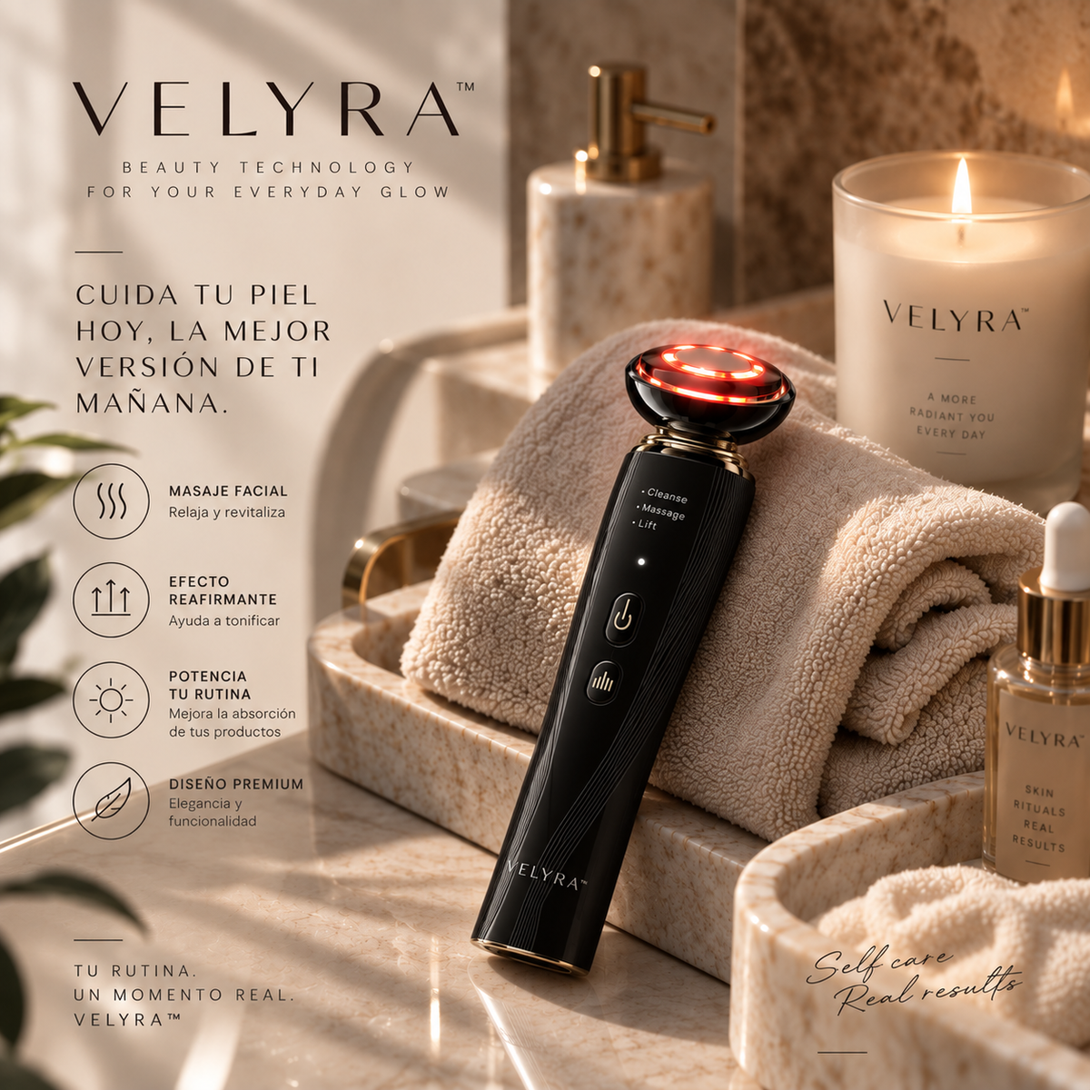 VELYRA™ Sculpt — Dispositivo Facial 3 en 1