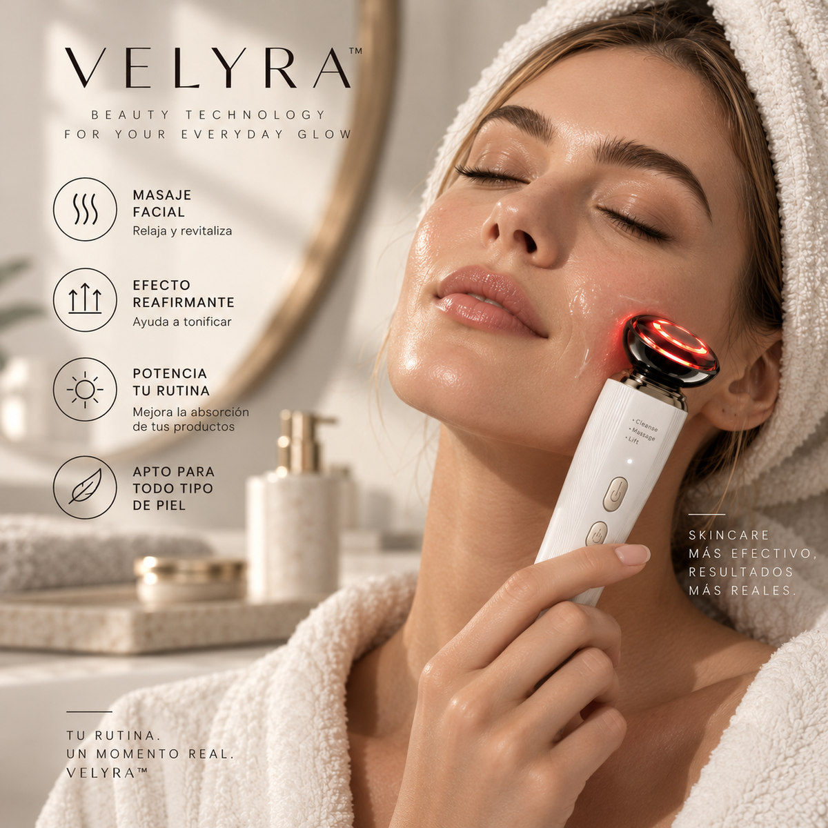 VELYRA™ Sculpt — Dispositivo Facial 3 en 1